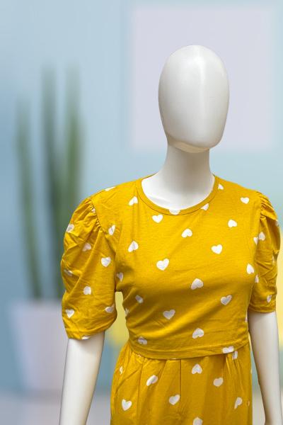Mustard Yellow maternity dress